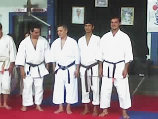 Fotos - Algunos de los Misioneros que participaron del Curso de Karate
